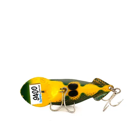 Buck Perry Spoonplug, Żaba (żółto-zielona), 10 g błystka wahadłowa #9400