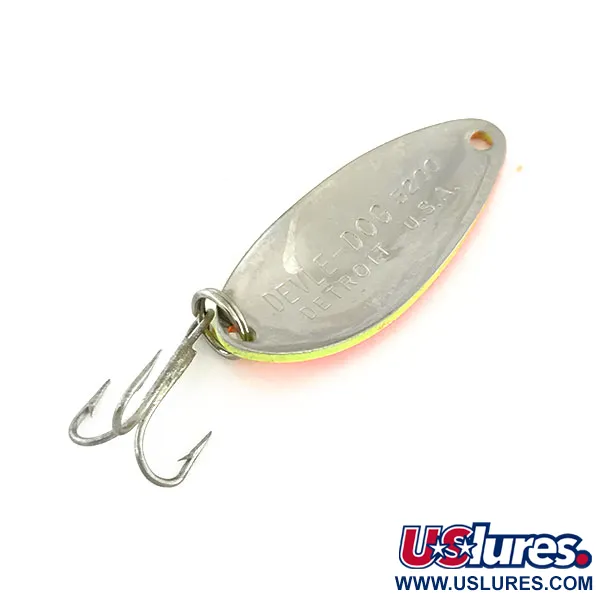 Eppinger Dardevle Devle-Dog 5200, żółty/pomarańczowy/nikiel, 7 g błystka wahadłowa #9441