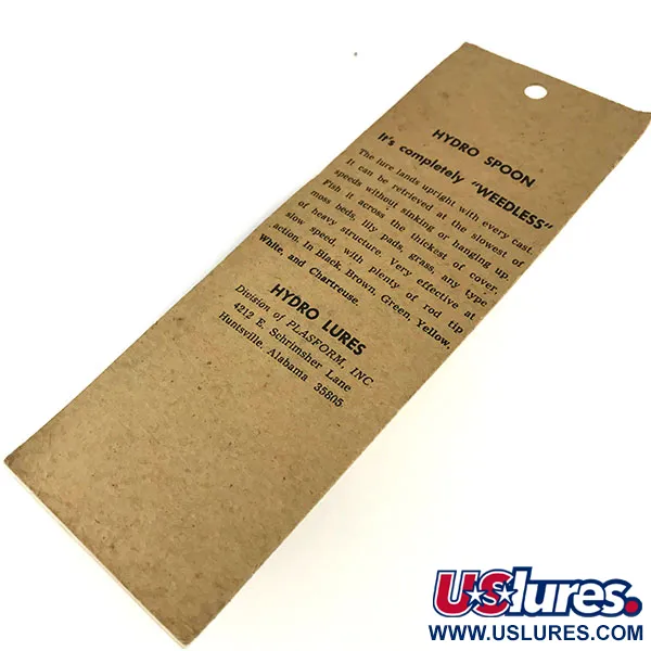 Hydro Lures Błystka antyzaczepowa Hydro Spoon, biało-czarny, 14 g błystka wahadłowa #9466