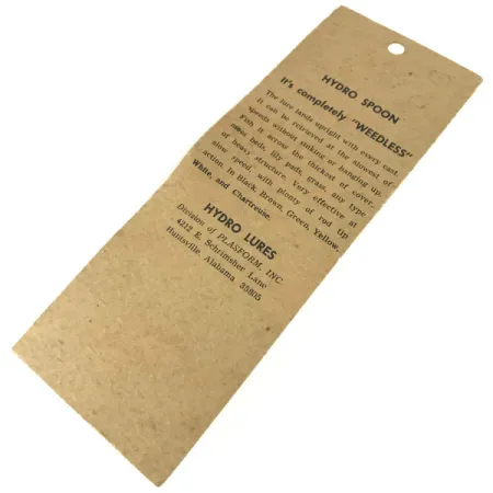 Hydro Lures Błystka antyzaczepowa Hydro Spoon, biały/czerwony/zielony, 14 g błystka wahadłowa #9467