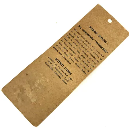 Hydro Lures Błystka antyzaczepowa Hydro Spoon, żółty/czarny, 17 g błystka wahadłowa #9468