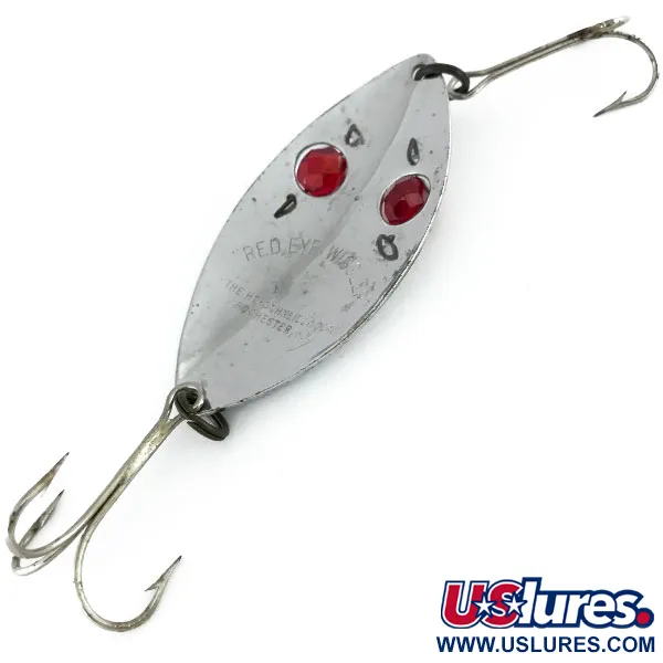 Hofschneider Red Eye Wiggler, nikiel/czerwony, 25 g błystka wahadłowa #9504