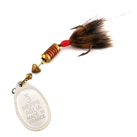 Mepps Aglia 3 dressed (z ogona wiewiórki), pstrąg (trout), 7,3 g błystka obrotowa #9553