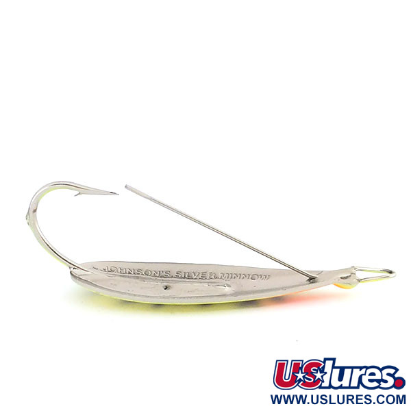  Błystka antyzaczepowa Johnson Silver Minnow UV (świeci w ultrafiolecie), Fire Tiger (Ognisty Tygrys), 9 g błystka wahadłowa #9574