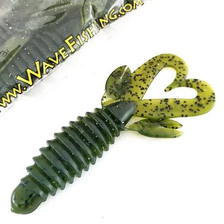 Wave Worms Swim Bug, guma, 7 szt., Arbuz/Czarny #9615