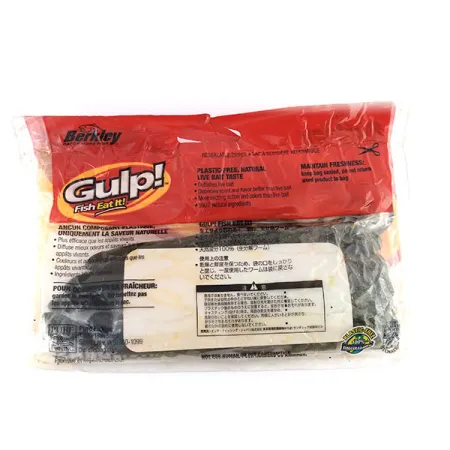 Berkley Gulp, guma, 12 szt., Zielona dynia #9616