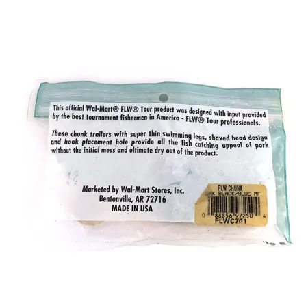 Other Wal Mart FLW Chunk, guma, 2 szt., Czarno-niebieski #9621