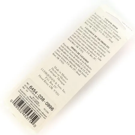 P.J.POP Luhr Jensen drewniany, czarny/srebro, 17 g wobler #9634