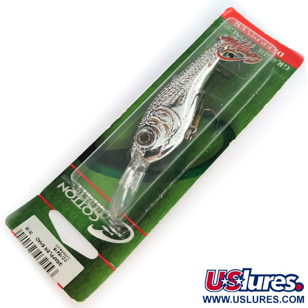  Cotton Cordell Grappler Shad Deep Diver, Chrom/Czarny, 12 g wobler #9636