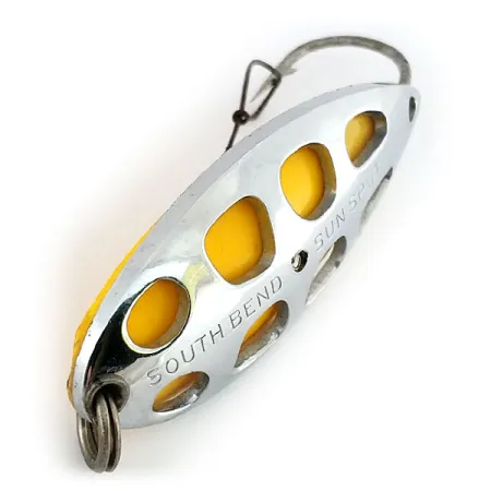 South Bend Sun Spot, nikiel/żółty, 14 g błystka wahadłowa #9652