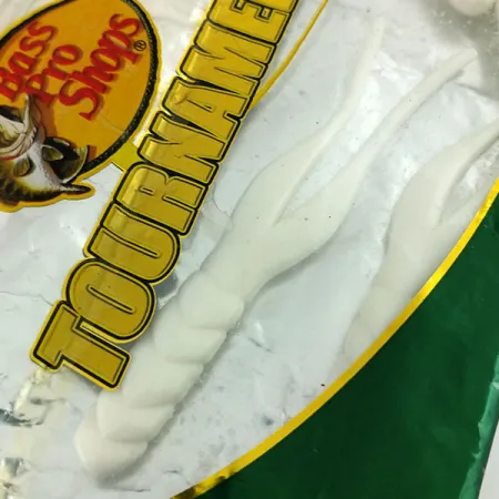 Bass Pro Shops Tournament Series, 7 szt., guma, Biały biały) #9659