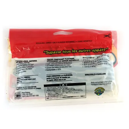 BerkleyGulp Nightcrawler guma, 10 szt., Zielona dynia #9662