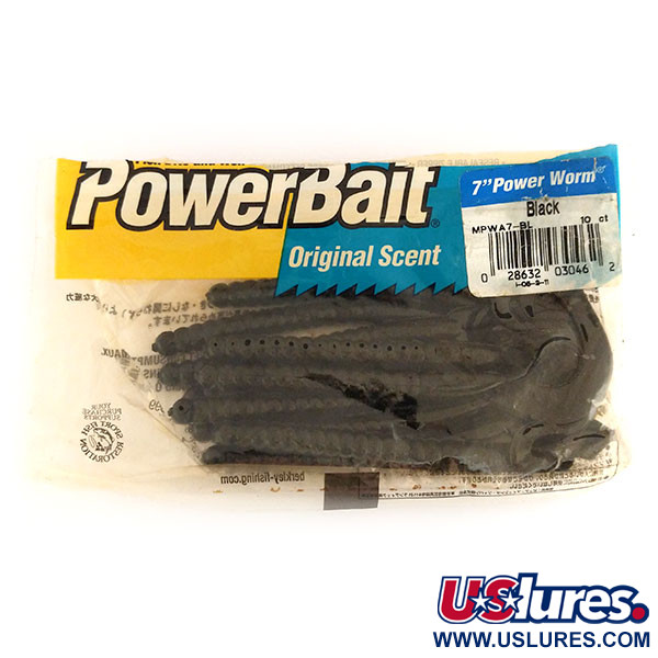  Berkley Powerbait Power Worm, 5 szt., guma, Czarny,  g  #9665