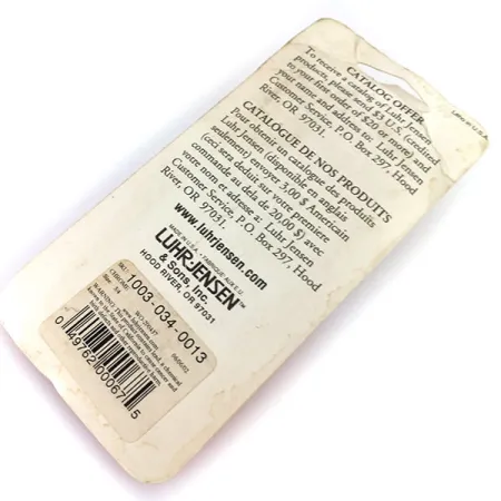 Luhr Jensen Krocodile DIE #5, nikiel, 21 g błystka wahadłowa #9674