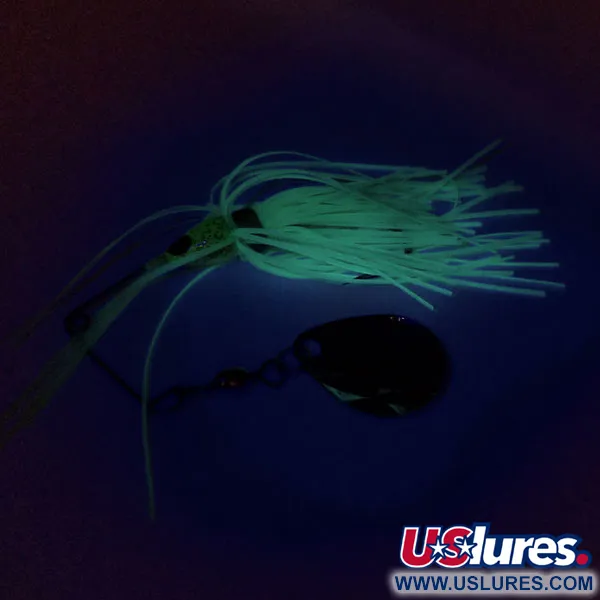  Strike King Mini-King Spinnerbait UV (świeci w ultrafiolecie), nikiel/szary, 7 g  #9694