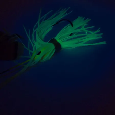 Strike King Buzzbait Mini Buzz King UV (świeci w ultrafiolecie), nikiel/szary, 9 g błystka obrotowa #9696