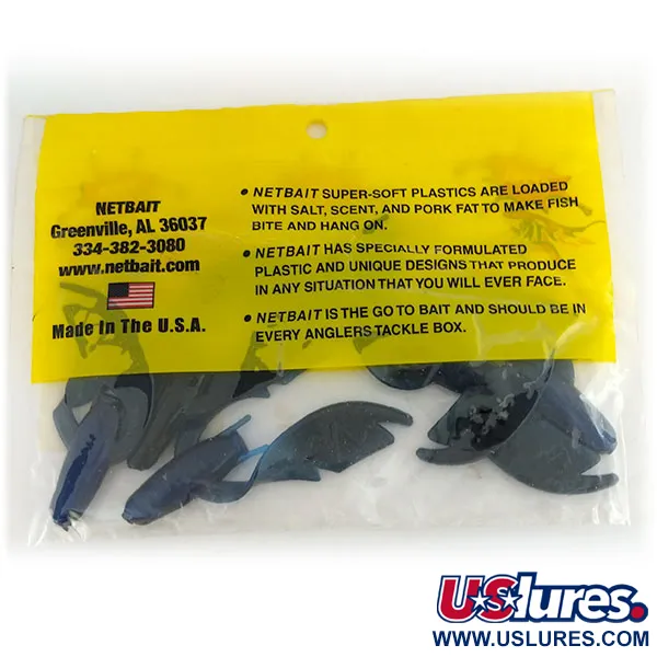 NetBait Paca Chunk Jr, guma, 5 szt., Czarno-niebieski #9733