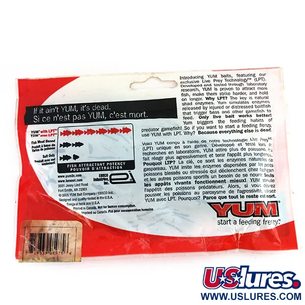 YUM Mega Tube, guma, 8 szt., Zielona dynia #9734