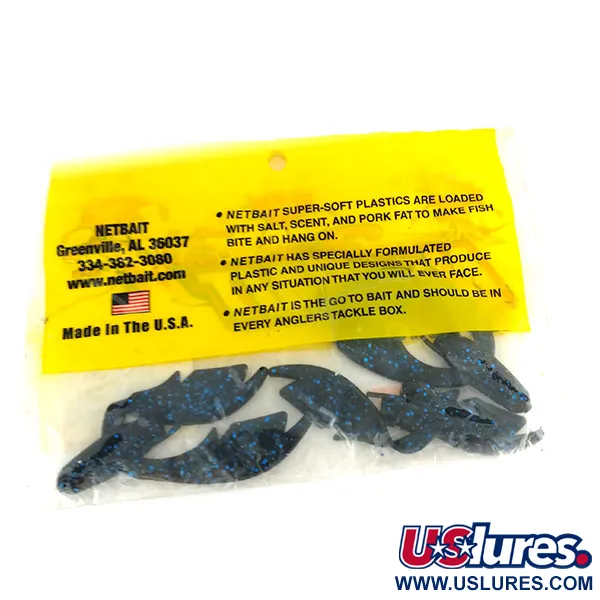 NetBait Paca Chunk Jr, guma, 3 szt., Czarny niebieski płatek #9736