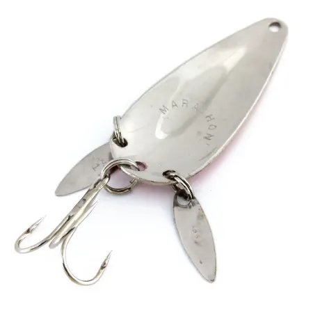 Marathon ze skrzydełkami, czerwony/złoty/nikiel, 12 g błystka wahadłowa #9751