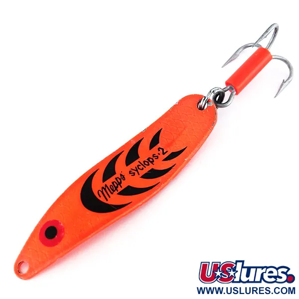  Mepps Syclops 2 UV (świeci w ultrafiolecie), Pomarańczowy, 17 g błystka wahadłowa #9787