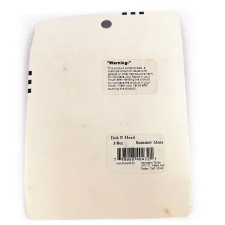 Other DUH!!! Head , zestaw offsetowych główek jigowych, Oliwkowy/czerwony, 11 g #9818