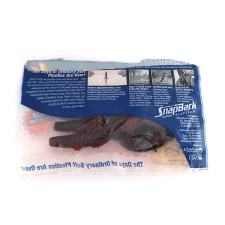 Terminator Snapback Creature, guma, 3 szt., Czarny rubin #9826