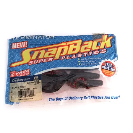 Terminator Snapback Creature, guma, 3 szt., Czarny rubin #9826