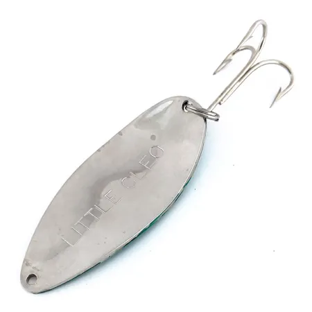 Acme Little Cleo, nikiel/zielony, 35 g błystka wahadłowa #9827