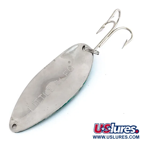 Acme Little Cleo, nikiel/zielony, 35 g błystka wahadłowa #9827