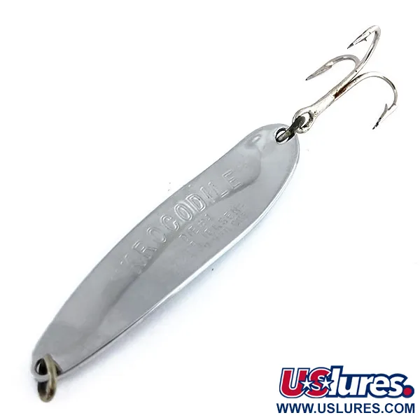 Luhr Jensen Krocodile DIE #4, nikiel, 14 g błystka wahadłowa #9828