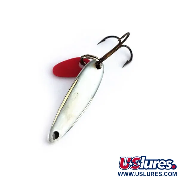 Bay de Noc Swedish Pimple, biały, 2 g błystka wahadłowa #9833