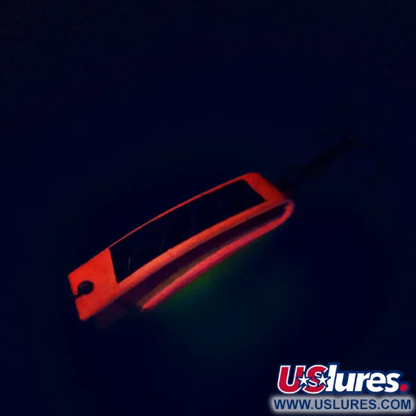 South Bend Super-Duper 506 UV (świeci w ultrafiolecie), neonowy pomarańczowy, 7 g błystka wahadłowa #9851