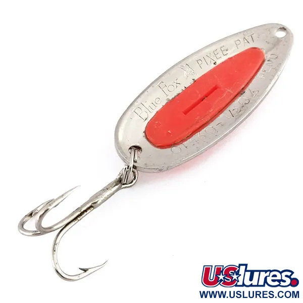 Blue Fox Pixee UV (świeci w ultrafiolecie), nikiel/pomarańczowy, 14 g błystka wahadłowa #9854