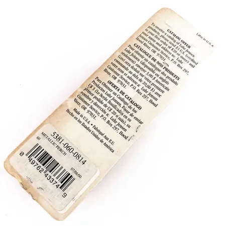 Luhr Jensen Nordic #60, Metalowy Tygrys, 56 g błystka wahadłowa #9855