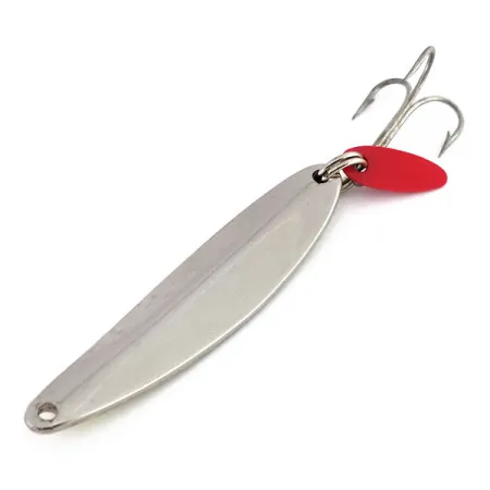 Bay de Noc Swedish Pimple, nikiel/szary, 14 g błystka wahadłowa #9882