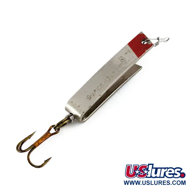 South Bend Super-Duper 503, nikiel/czerwony, 4,3 g błystka wahadłowa #9895