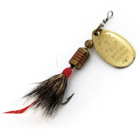 Mepps Aglia 1 dressed (z ogona wiewiórki) z lat 1970-x