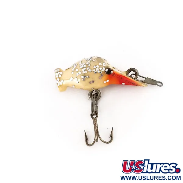 Luhr Jensen Luhr jensen Hot Shot 70, biały/czerwony/złoty brokat, 1,7 g wobler #9963