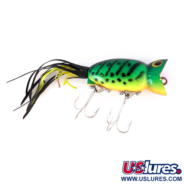 Fred Arbogast Hula Popper, Fire Tiger (Ognisty Tygrys), 10 g wobler #9968